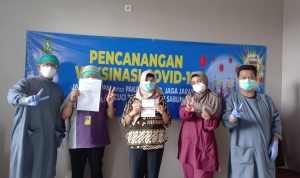 Puskesmas Citeureup Selesaikan Vaksinasi Covid-19 Tahap Pertama Besok