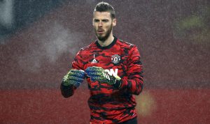 Kiper Manchester United, David de Gea. (@ManUtd/Twitter)