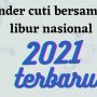 Infografis Perubahan Libur dan Cuti Bersama 2021 Terbaru