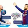 Duel Sengit PSG vs Barcelona di Liga Champions, Ajang Ketajaman Messi dan Mbappe
