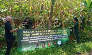 Hari Hutan Sedunia, Pegiat Lingkungan Gelap Nyawang Nusantara dan Incu Buyut Peduli Dijatinangor Tanam 20 Ribu Pohon