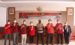 Polres Sumedang Lakukan Vaksinasi, Kapolres: Semoga Ke Depannya Penyebaran Covid-19 di Wilayah Sumedang Cepat Hilang