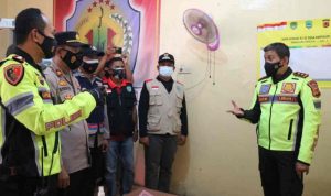 Peninjauan Posko PPKM di Majalengka oleh Kapolda Jabar