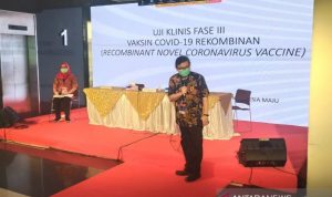 Unpad Lakukan Uji Klinis Tahap Ketiga Vaksin Covid-19 Rekombinan