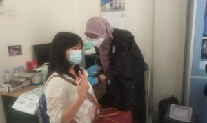 Tiga Ratus Pedagang di Pasar Baru Trade Centre Dapat Vaksinasi Covid-19 Hari Ini
