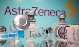 Ilustrasi vaksin AstraZeneca. (REUTERS/DADO RUVIC)