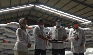 Stok Beras di Gudang Bulog Gedebage Kota Bandung Aman untuk Lima Bulan ke Depan