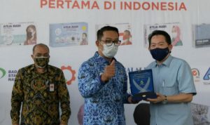 Hebat! Masker Buatan KBB Tembus Pasar Ekspor ke 8 Negara dari 3 Benua