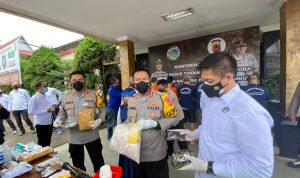 Puluhan Tersangka Pengedar Narkoba Diamankan Polresta Bandung