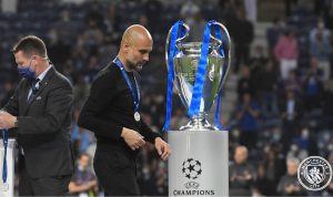 Manajer Manchester City, Pep Guardiola. (@ManCity/Twitter)