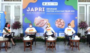 Gelaran acara "Edukasi Protein Ayam dan Telur 2021"