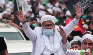 Imam Besar FPI Habib Rizieq Shihab. (Issak Ramdhani/Fajar Indonesia Network)