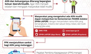 Masyarakat Diminta Lapor ASN yang Nekat Mudik Lebaran