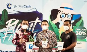 Dukung Transaksi Cashless di Berbagai Sektor, bank bjb Gelar Digicash Plant Festival