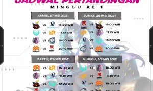 MLBB Ladies Series 2021 Jadwal Babak Regular Season Minggu 1