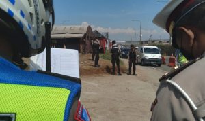 Volume Pemudik Menurun, Pos Penyekatan Cileunyi Tetap Dijaga Sesuai Aturan