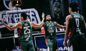 Louvre Dewa United lolos ke babak semifinal IBL untuk kali pertama. (@louvredewaunited/Instagram)