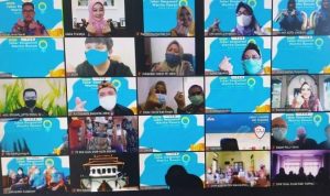 Webinar "Jabar Responsif Wanita Rawan Sosial Ekonomi" yang diselenggarakan Dinas Sosia Jawa Barat. (Tangkapan layar)