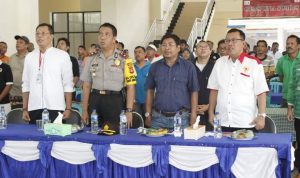 KOMPOR Sampaikan Harapannya untuk Ketua KONI Terpilih Ketua KOMPOR Kota Depok, Anton Anton Sujarwo (paling kiri).