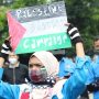 Para Buruh Ungkapkan Aspirasi Haknya Pada Aksi Bela Palestina, Samakan TKA dengan Zionis Para Buruh Ungkapkan Aspirasi Haknya Pada Aksi Bela Palestina, Samakan TKA dengan Zionis