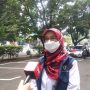 Kepala Dinas Kesehatan Kota Bandung, Ahyani Raksanagara di SMP Taruna Bakti, Jl. R.E Martadinata No. 52, Kota Bandung, Rabu (19/5) (Foto:Nurrani Rusmana)
