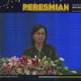 Menteri Keuangan Sri Mulyani dalam Peresmian Organisasi dan Tata Kerja Baru Instansi Vertikal DJP.