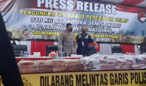 Sindikat Internasional, Polres Jakut Gagalkan Peredaran Sabu Seberat 310 Kg 