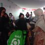 Vaksinasi driver Gojek, beberapa waktu lalu. Foto: Sandi Nugraha/Jabar Ekspres.