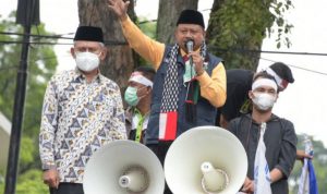 Wagub Jabar dan Serikat Buruh Serukan Dukungan untuk Palestina