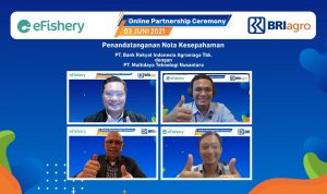 BRI Agro Kolaborasi Dengan eFishery Fasilitasi Layanan Perbankan Untuk Budidaya Perikanan