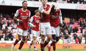 Punggawa Arsenal. (@Arsenal/Twitter)