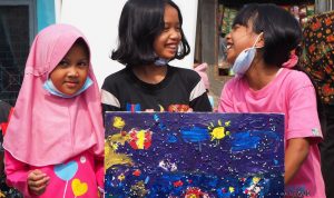 Workshop Melukis Bersama Tisna Sanjaya Sukses Besar