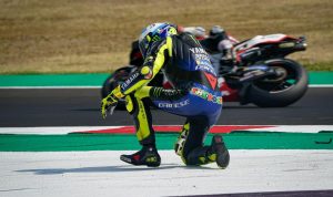 Valentino Rossi Kembali Terjatuh di Circuit Catalunya