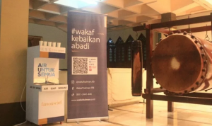 Masjid Raya Bandung Kini Punya Fasilitas Mesin Air Minum Gratis