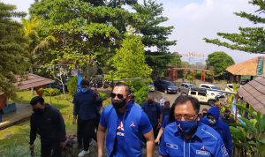 AHY Dapat 'Lampu Hijau' dari Buruh Cimahi Ketua Umum Partai Demokrat, Agus Harimurti Yudhoyono (AHY).