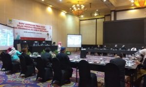 Rapat Koordinasi Peran Camat Dalam Program Penanggulangan dan Pencegahan HIV Aids, Kamis (3/6). ( Foto: Nurrani Rusmana/Jabar Ekspres)