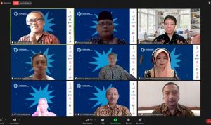 Launching Beasiswa APERTI BUMN secara virtual, Sabtu (13/6) kemarin.