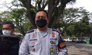 Dishub Kota Bandung Akan Melakukan Penjagaan Water Barrier Selama Penutupan Jalan