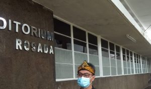 Sekretaris Dinas Tata Ruang (Distaru) Kota Bandung, Achmad Tadjudin di Balai Kota Bandung. (Nurrani Rusmana/Jabar Ekspres)