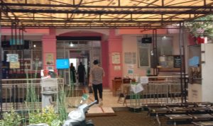 Suasana Puskemas Cipageran terpantau sepi, Kamis (24/6). (Intan Aida/Jabar Ekspres)