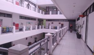 TAMPAK SEPI: Lingkungan kantor Pemerintah Kota Ciamhi.