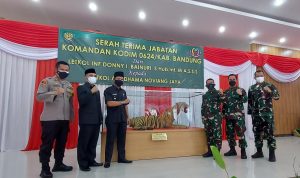 Pisah Sambut Dandim 0624/Kabupaten Bandung Dibalut dengan Suasana Kekeluargaan