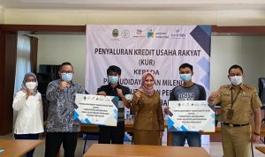 Petani Milenial dapat KUR bjb