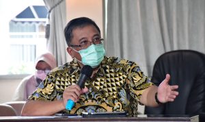 Ketua DPW PKS Jabar Haru Suhandaru dalam sebuah acar di DPRD Jabar beberapa waktu lalu