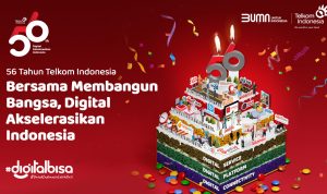 56 Tahun Telkom Komitmen Wujudkan Kedaulatan Digital Indonesia 56 Tahun Telkom