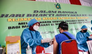 Kerja Sama Pemkab dan Kejari, Gelar Vaksinasi untuk 500 Orang