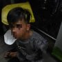 Pelaku pembobolan mesin ATM di Kecamatan Jatinangor, Kabupaten Sumedang pada Senin (19/7).