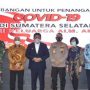 Perwakilan Akidi Tio usai menyerahkan bantuan bersama Kapolda, Gubernur dan Pangdam