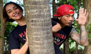 Jerinx SID dan Nora Alexandra. Foto: Instagram/jrxsid