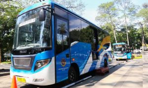 Bus TMB Bandung Tetap Beroperasi Selama PPKM Darurat